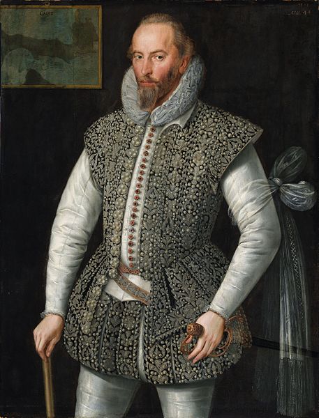 Sir Walter Raleigh 1598 attributed to William Segar (1564-1633) National Gallery of Ireland NGI 281